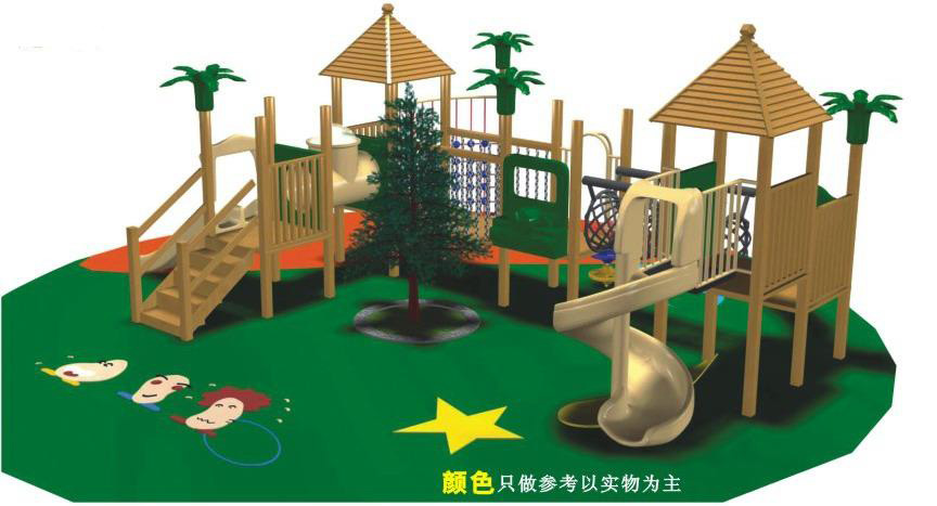 Wooden Backyard Equipment